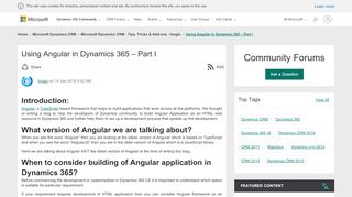 
                            3. Using Angular in Dynamics 365 – Part I - Microsoft Dynamics CRM ...