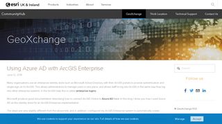 
                            7. Using Azure AD with ArcGIS Enterprise — CommunityHub