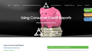 
                            8. Using Consumer Credit Reports - AAA Credit …