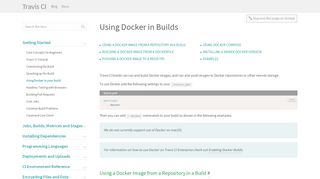 
                            8. Using Docker in Builds - Travis CI - Travis CI docs