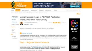 
                            4. Using Facebook Login in ASP.NET Application Without Any ...