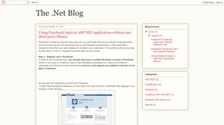 
                            5. Using Facebook login in ASP.NET application …