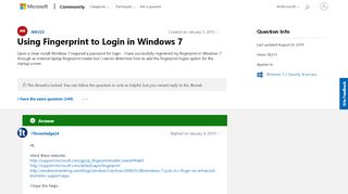 
                            7. Using Fingerprint to Login in Windows 7 - …