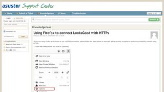 
                            5. Using Firefox to connect LooksGood with HTTPs - ASUSTOR