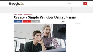 
                            8. Using JFrame to Create a Simple Window - …