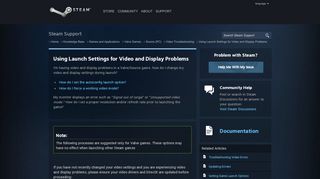 
                            1. Using Launch Settings for Video and Display Problems - Steam Support