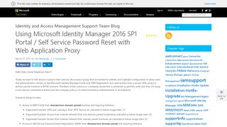 
                            6. Using Microsoft Identity Manager 2016 SP1 Portal / Self Service ...
