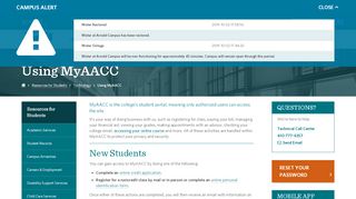 
                            1. Using MyAACC - Anne Arundel Community College