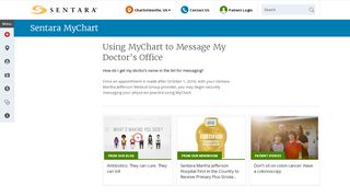 
                            6. Using MyChart to Message My Doctor's Office | Sentara Healthcare