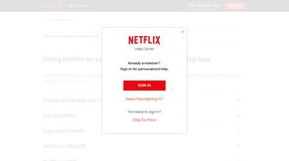 
                            4. Using Netflix on your Comcast Xfinity X1 set-top box - Netflix Help Center