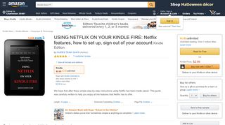 
                            8. USING NETFLIX ON YOUR KINDLE FIRE ... - Amazon.com