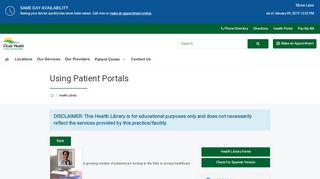 
                            3. Using Patient Portals | Family Care Specialists