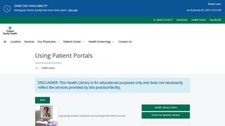 
                            4. Using Patient Portals | Trident Family Health