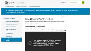 
                            8. Using QGrants for FairPlay vouchers | Recreation, …
