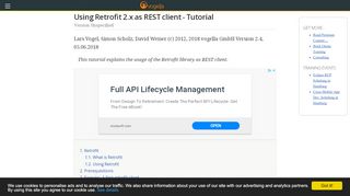 
                            7. Using Retrofit 2.x as REST client - Tutorial