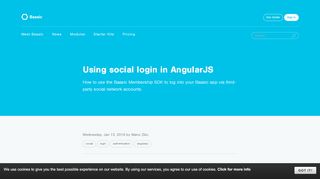 
                            7. Using social login in AngularJS | Baasic