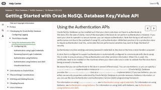 
                            2. Using the Authentication APIs - Oracle Docs
