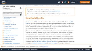 
                            3. Using the AWS Free Tier - AWS Billing and Cost Management