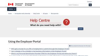 
                            8. Using the Employer Portal