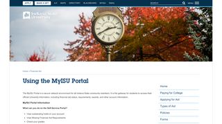 
                            4. Using the MyISU Portal | Indiana State University