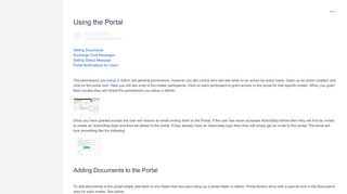 
                            3. Using the Portal - User Guide - Knowledge Base