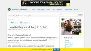 
                            6. Using the Requests Library in Python