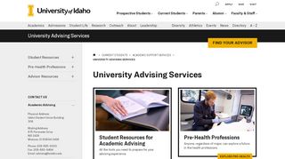 
                            1. Using VandalWeb - University of Idaho