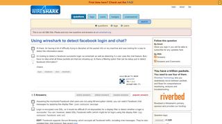 
                            5. Using wireshark to detect facebook login and chat ...