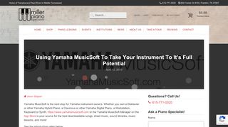
                            4. Using Yamaha MusicSoft to Take Your Instrument to it's Full ...