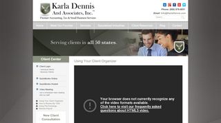 
                            4. Using Your Client Organizer - Karla Dennis And Associates, Inc.