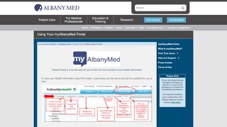 
                            3. Using Your myAlbanyMed Portal - Albany Medical Center