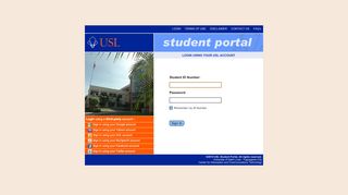 
                            4. USL Student Portal