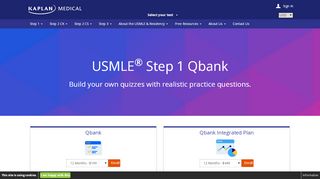 
                            5. USMLE Step 1 Qbank | www.kaptestglobal.com