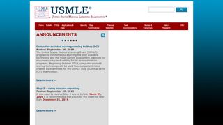 
                            3. usmle.org - United States Medical Licensing Examination