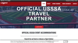 
                            4. USSSA Travel | Provided by Anthony Travel