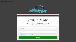 
                            5. USU AggieTime - Login Page | AggieTime