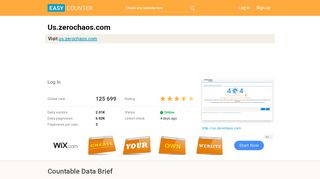 
                            9. Us.zerochaos.com: Log In - Easy Counter