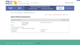 
                            6. Utah Medical Home Portal - Alpine Medical Equipment