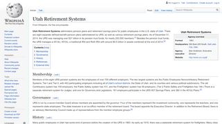 
                            7. Utah Retirement Systems - Wikipedia