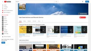 
                            7. Utah State Archives and Records Service - YouTube