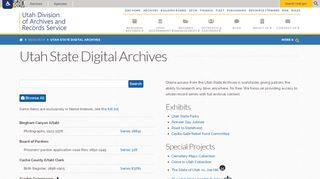 
                            2. Utah State Digital Archives - Utah State Archives - Utah.gov