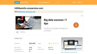 
                            7. Utilitiesinfo.conservice.com: Utilities Info - Easy …