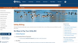 
                            7. Utility Billing - Pay Water Bill - City of Thornton