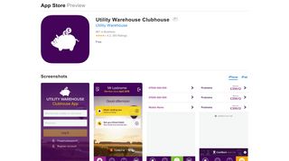 
                            7. ‎Utility Warehouse Clubhouse on the App Store
