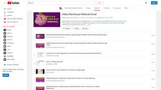 
                            8. Utility Warehouse Webmail Email - YouTube
