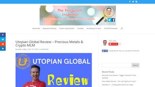 
                            5. Utopian Global Review - Precious Metals & Crypto MLM ...