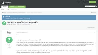 
                            9. utorrent on nas (Asustor AS-604T) - …