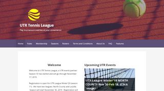 
                            5. UTR Tennis League – Play tournament matches at …