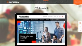 
                            9. UTS Insearch case study | Webcoda online portfolio | Educational ...