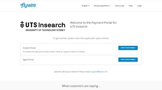 
                            8. UTS Insearch | International Payments | Flywire